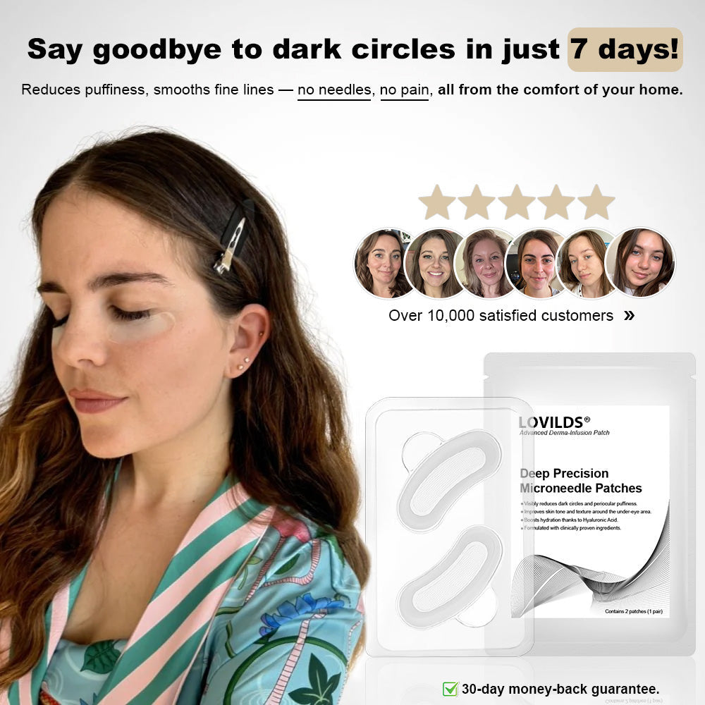š§āāļøā³LOVILDSĀ® Deep Precision Age-Defying Nano Microneedle Patchesā Deep-Acting Solution to Say Goodbye to under-eye bags, dark circles, wrinkles, and fine lines.