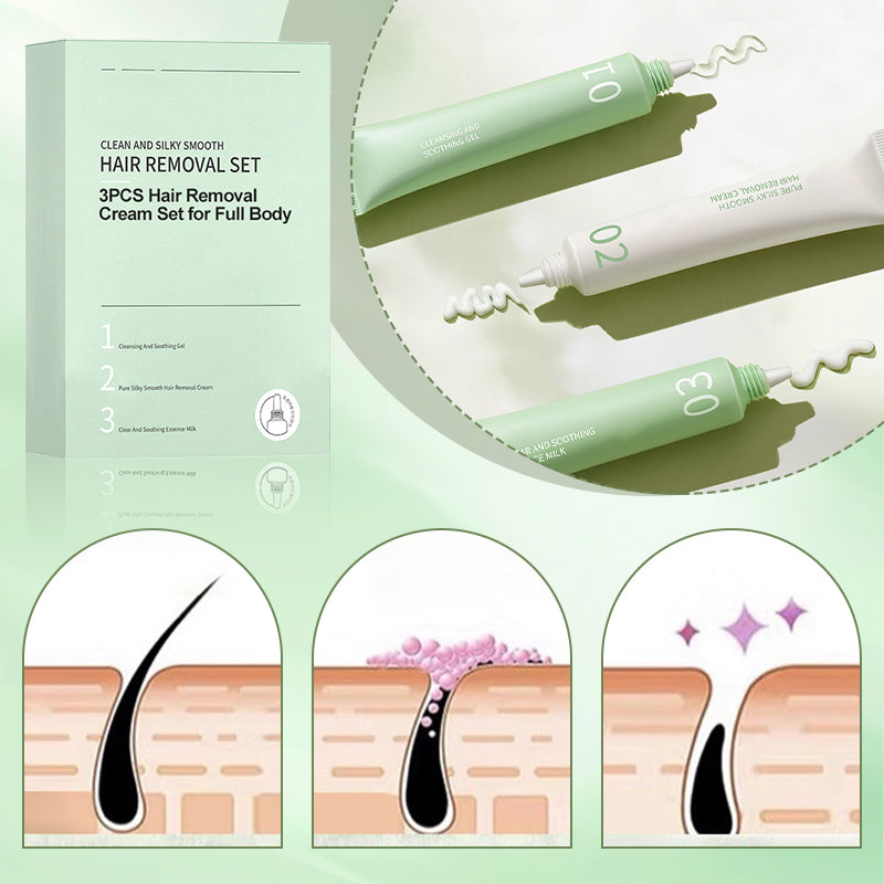 LOVILDS® Gentle 3-in-1 Hair Removal Set