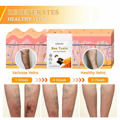 🌿LOVILDS™ Bee Toxin & 30-Herb Detox Foot Soak Beads🌲(𝐋𝐀𝐍𝐀 𝐂𝐞𝐫𝐭𝐢𝐟𝐢𝐜𝐚𝐭𝐢𝐨𝐧，𝗟𝘆𝗺𝗽𝗵𝗮𝘁𝗶𝗰 𝗔𝘀𝘀𝗼𝗰𝗶𝗮𝘁𝗶𝗼𝗻 𝗼𝗳 𝗔𝗺𝗲𝗿𝗶𝗰𝗮)