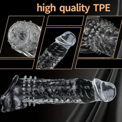 🔥🎁 2025 HOT Deal 💥 Reusable Penis Extension  – Makes You Longer, Harder & Unstoppable 😍