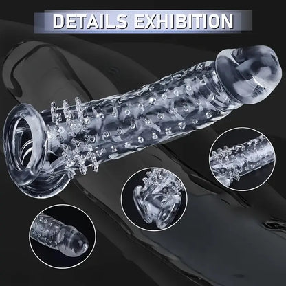 🔥🎁 2025 HOT Deal 💥 Reusable Penis Extension  – Makes You Longer, Harder & Unstoppable 😍